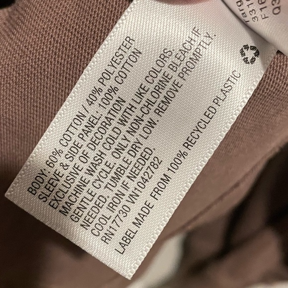 Wild Fable Dark Taupe Long Sleeve Waffle Knit Top XS - Picture 3 of 4